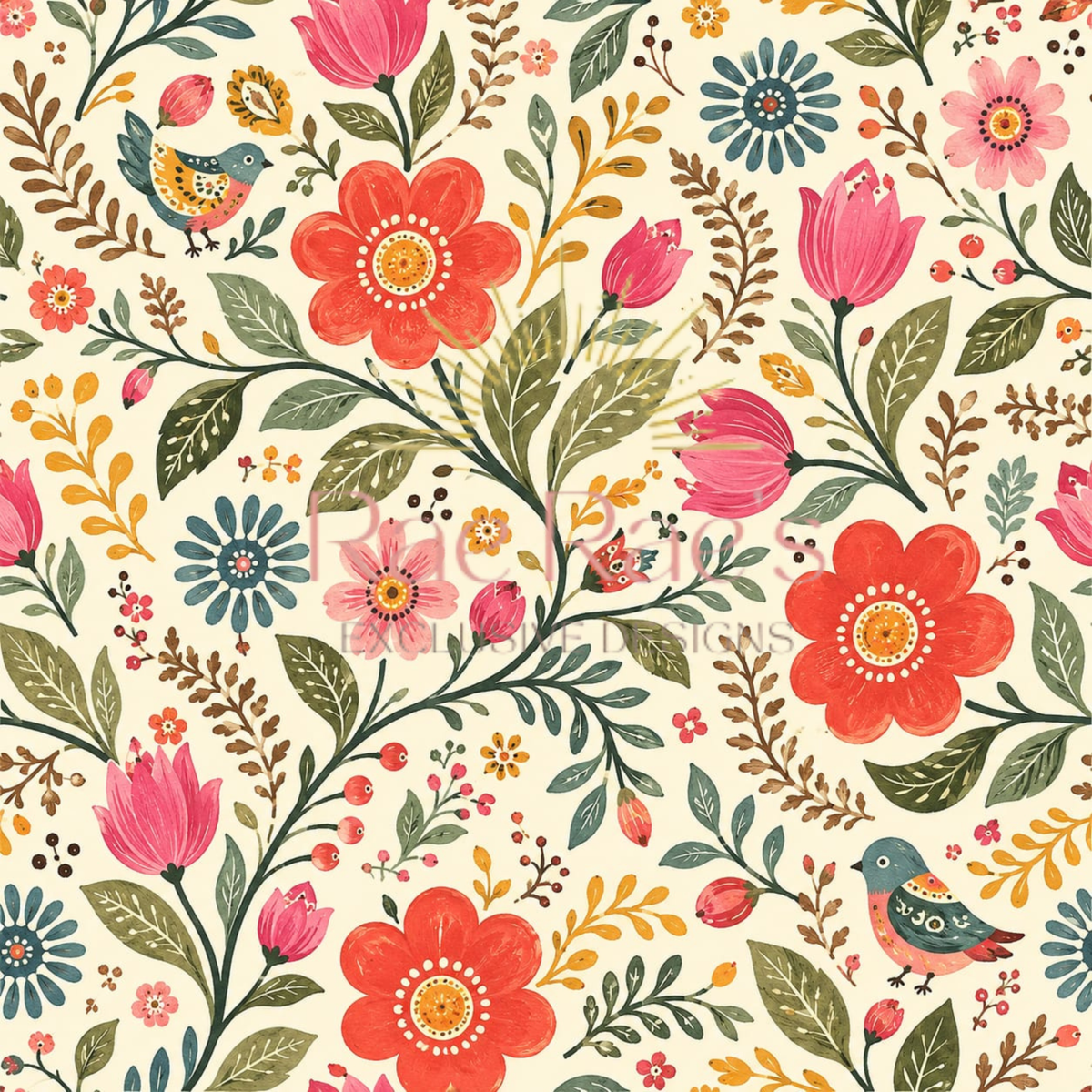Wildflower Birds