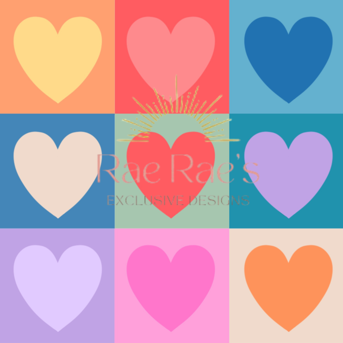 Pastel Hearts