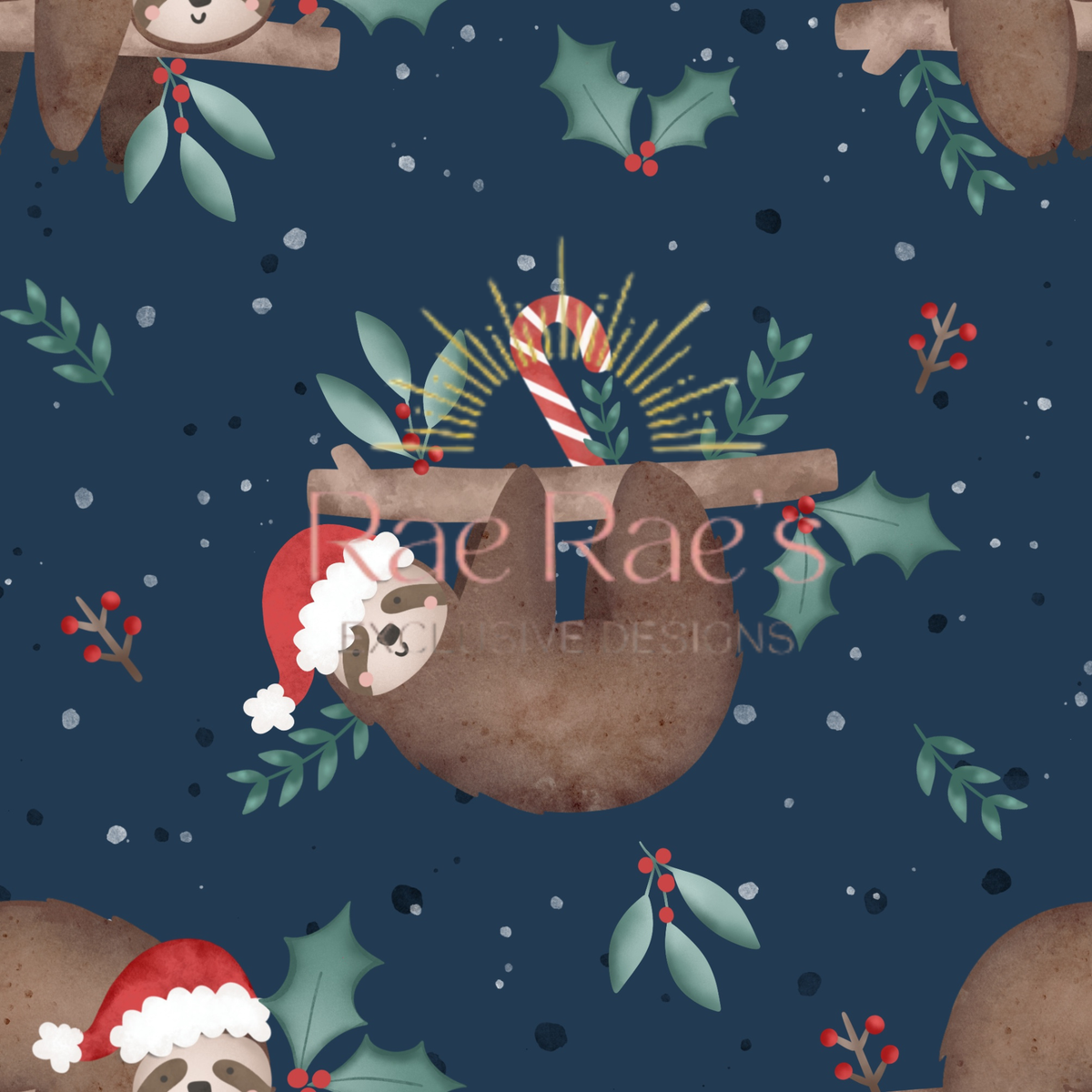 Sloths Christmas