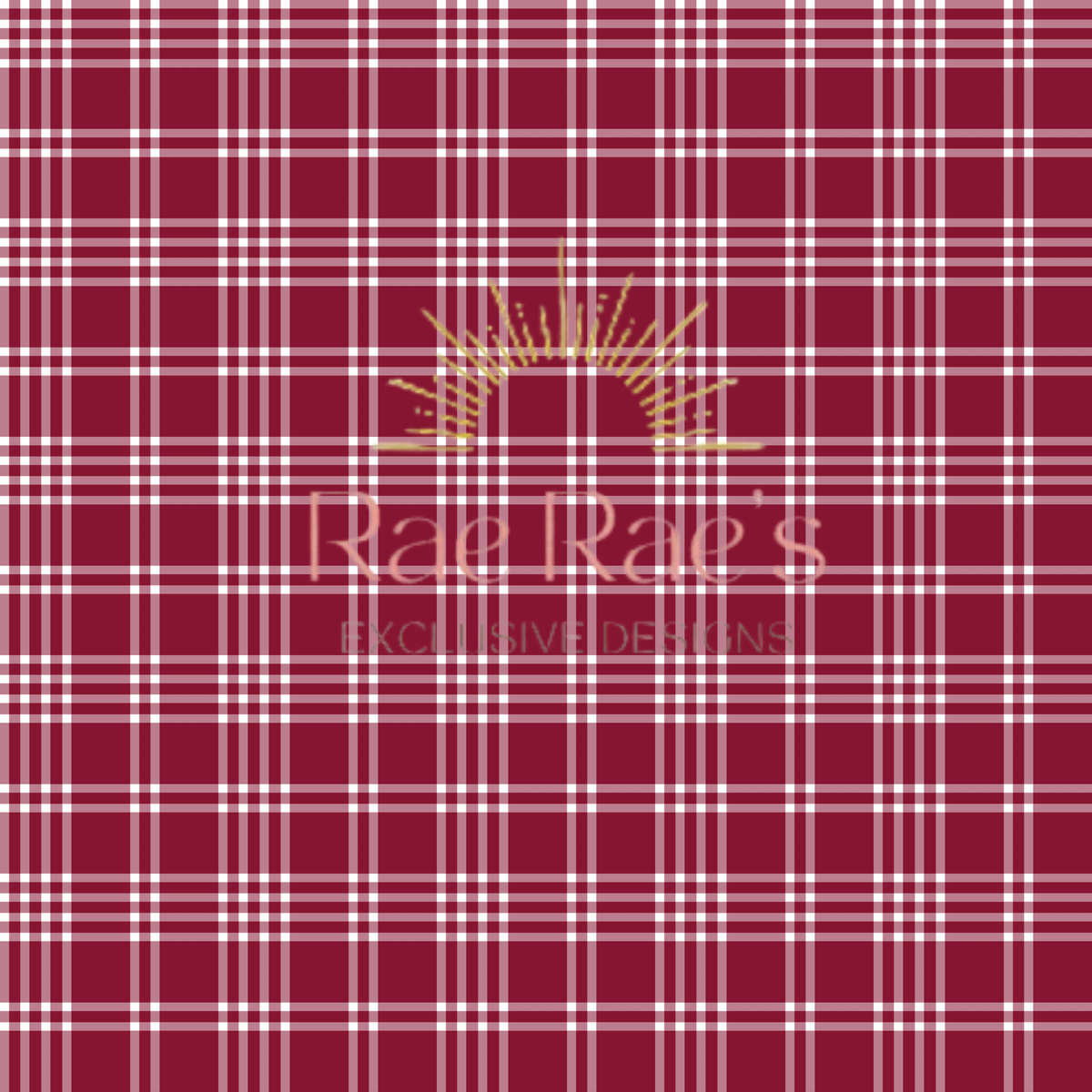 Plaid Burgundy 1