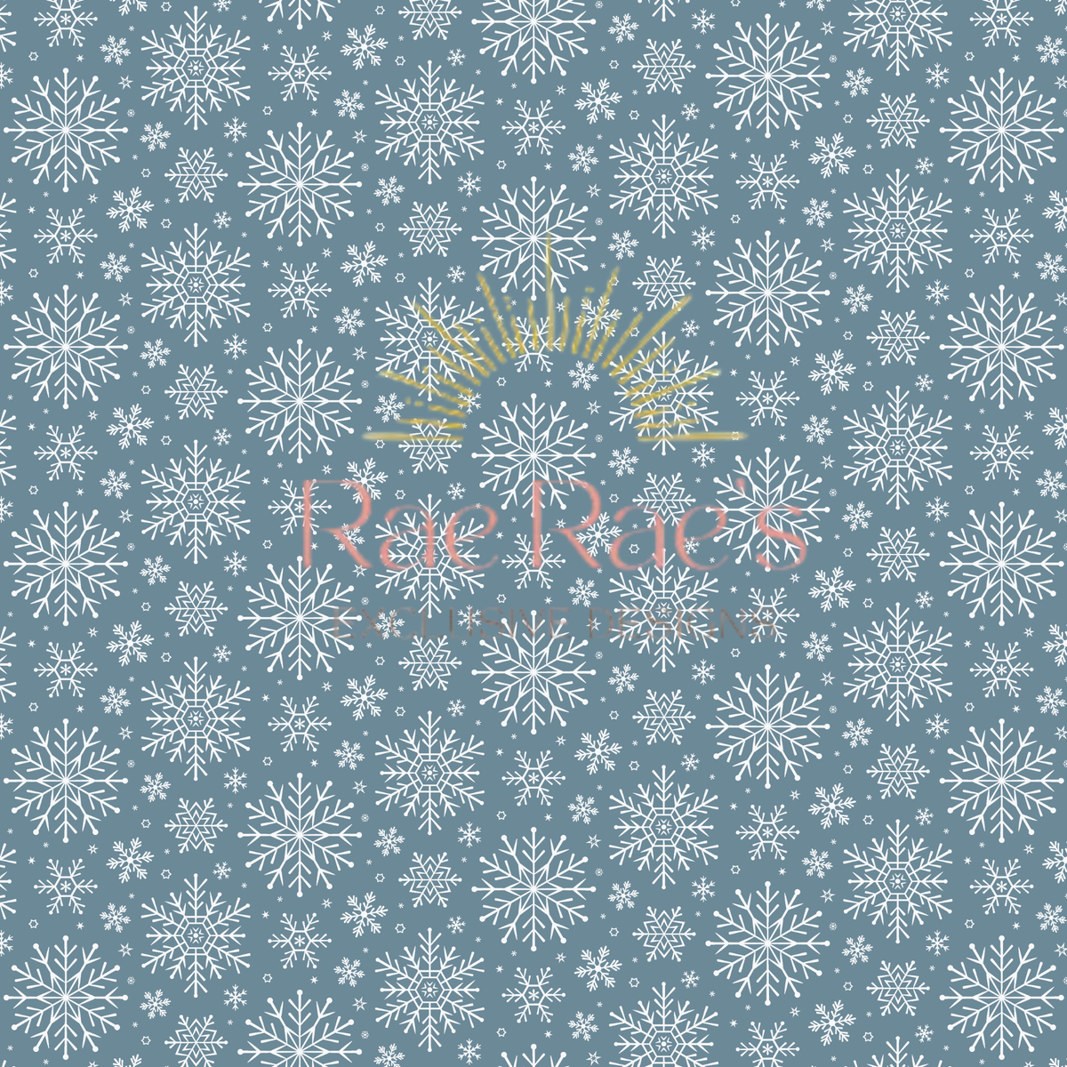 Blue Snowflake 4