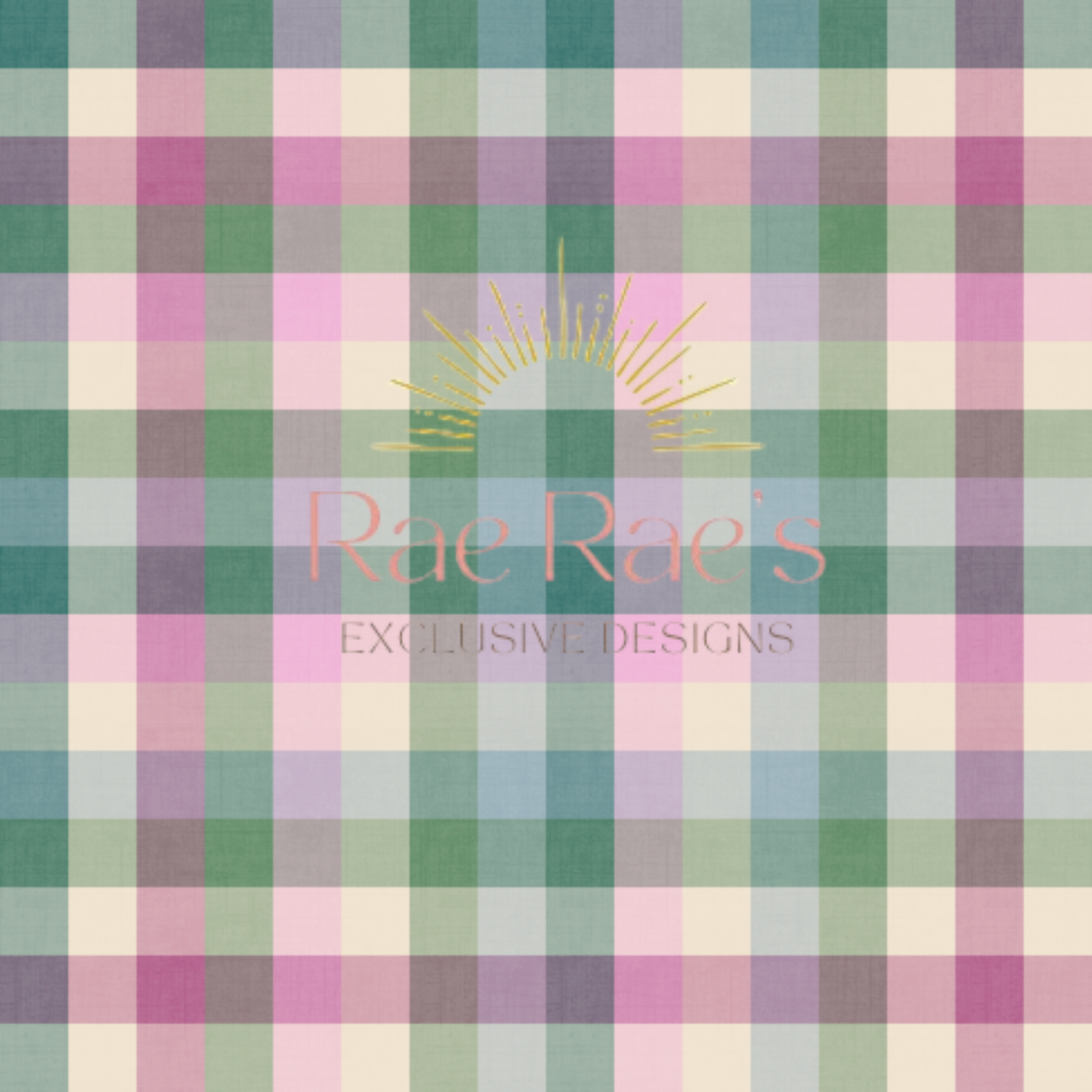 Spring plaid pink