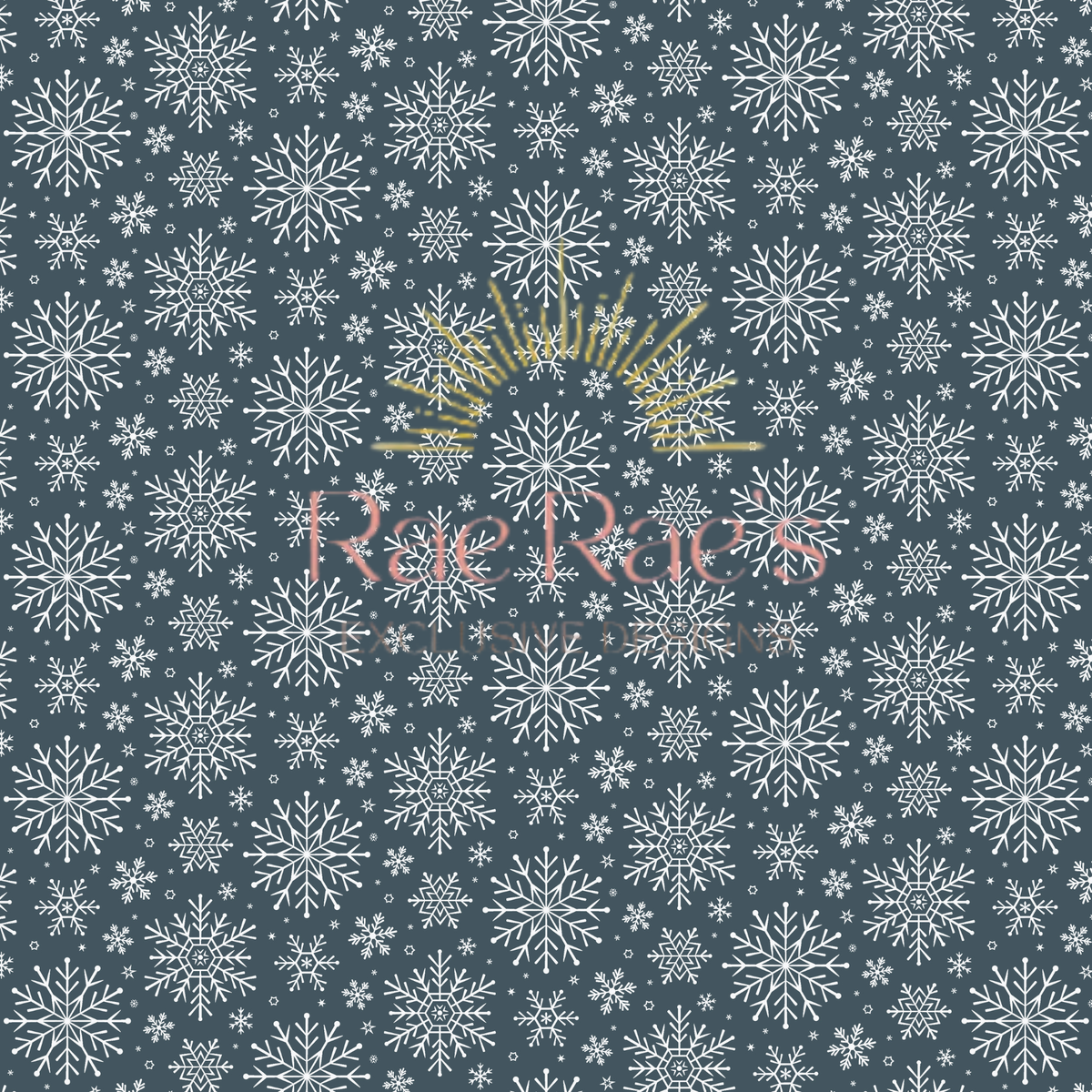 Blue Snowflake 6