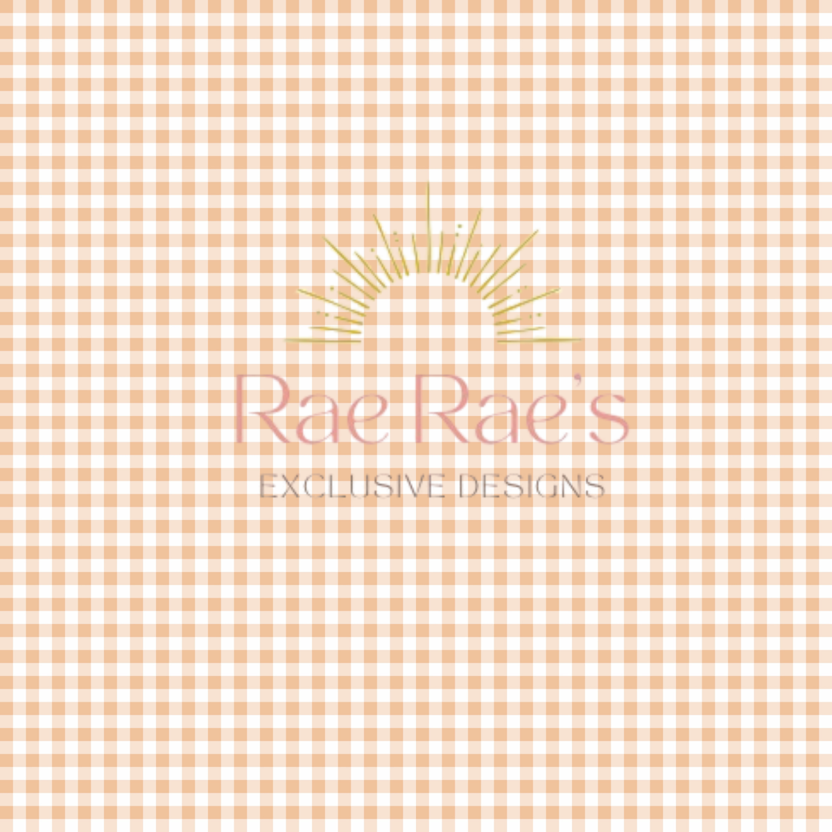 Gingham Tangerine