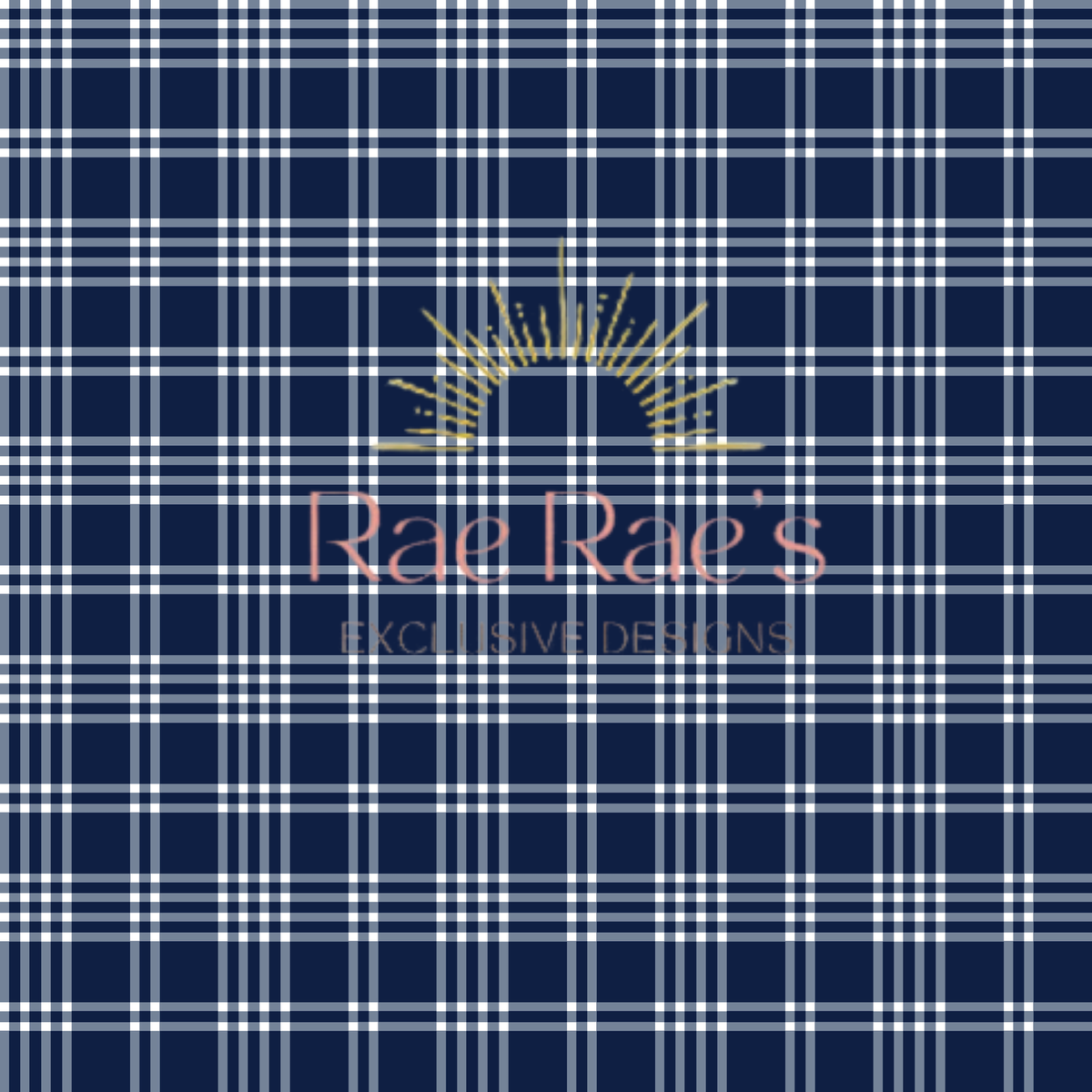 Plaid Navy 6