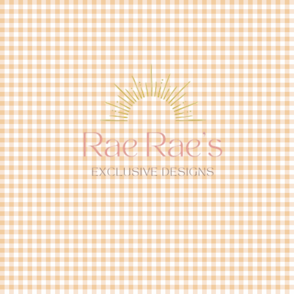 Gingham Orange