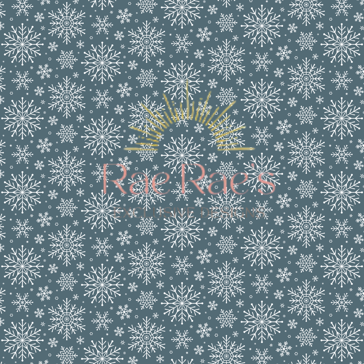 Blue Snowflake 5