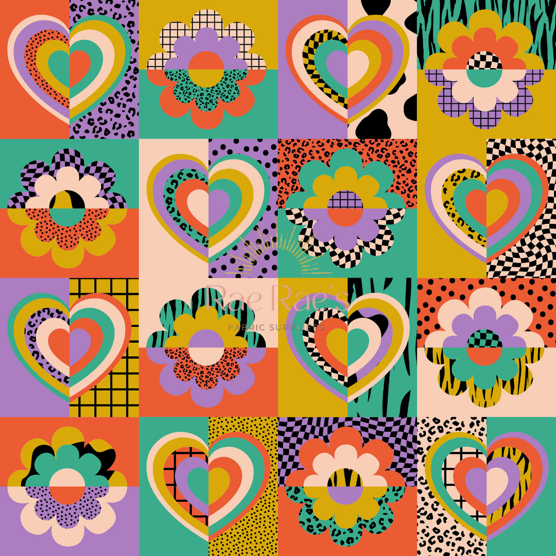 Heart patchwork