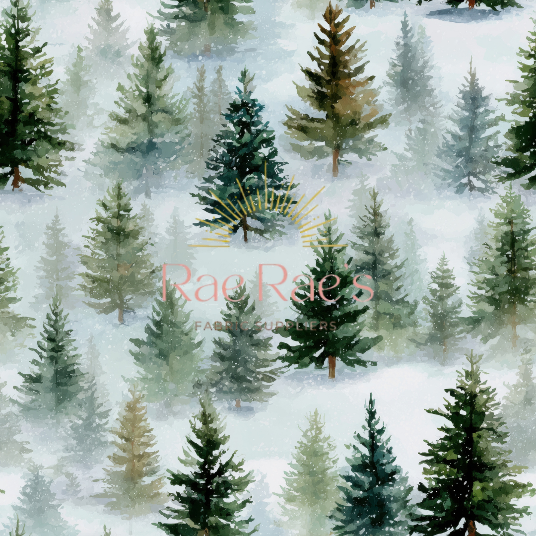 Misty snowy Christmas