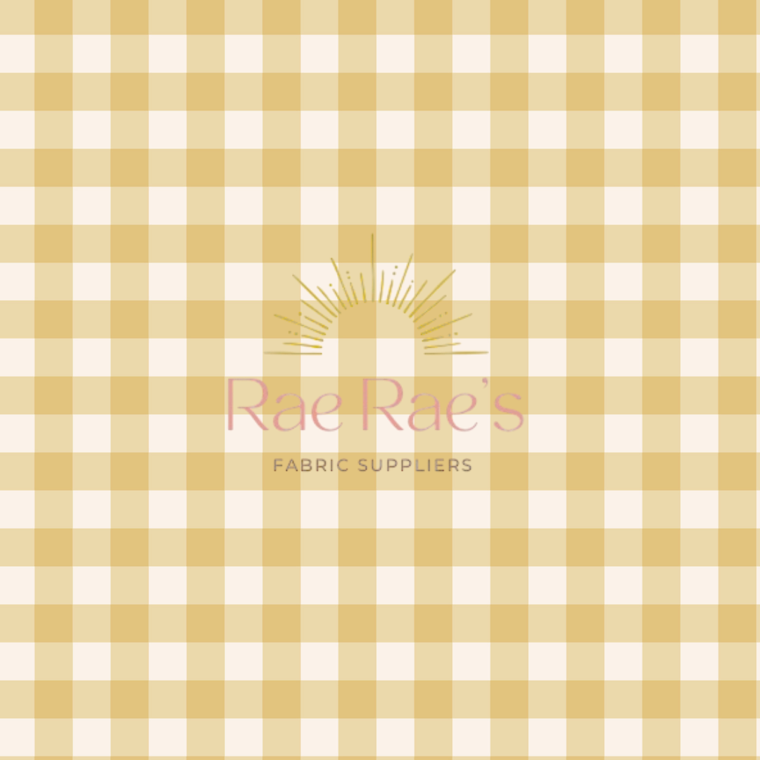 Coord gingham - Yellow