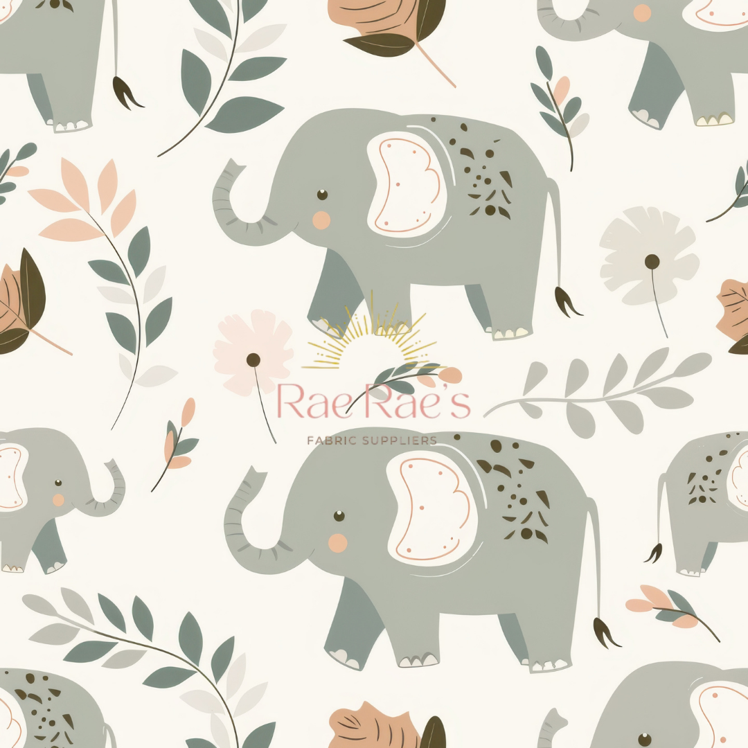 Floral elephant
