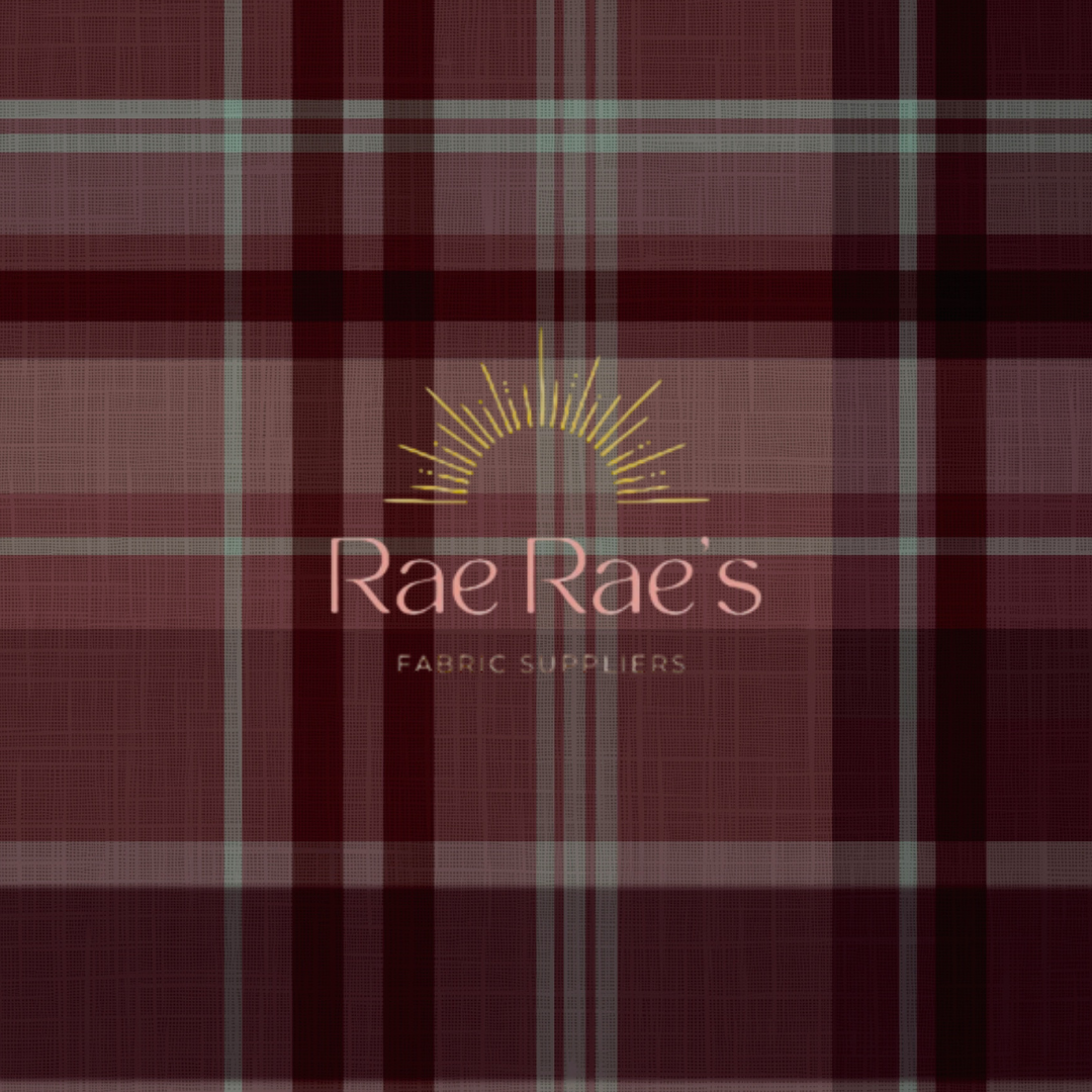 Burgandy plaid