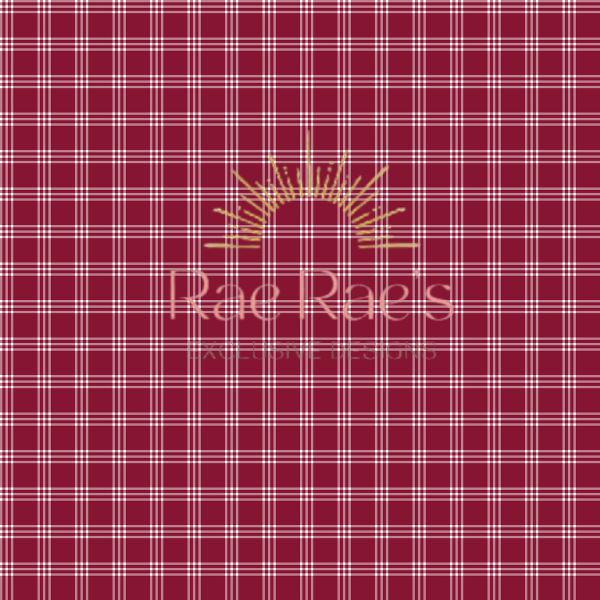 Plaid Burgundy 3