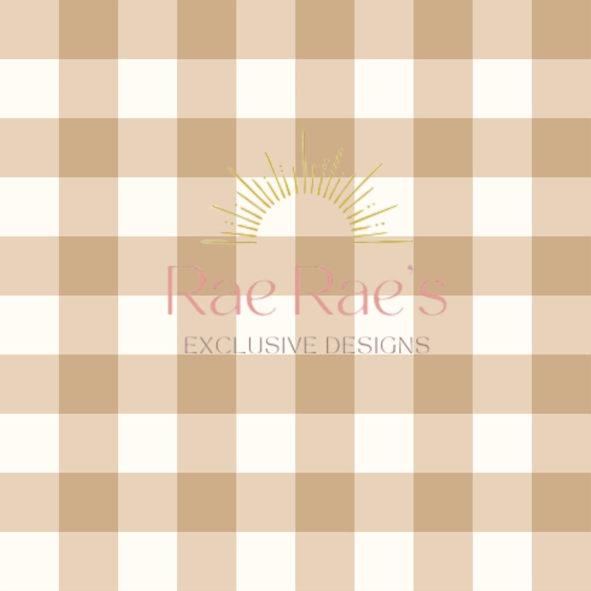 Caramel Gingham