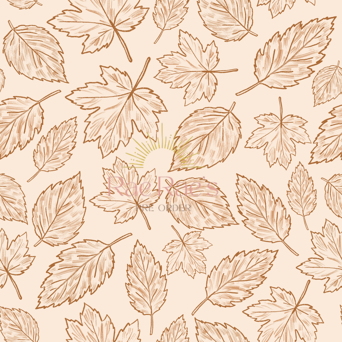 Fallen Ferns - Brown