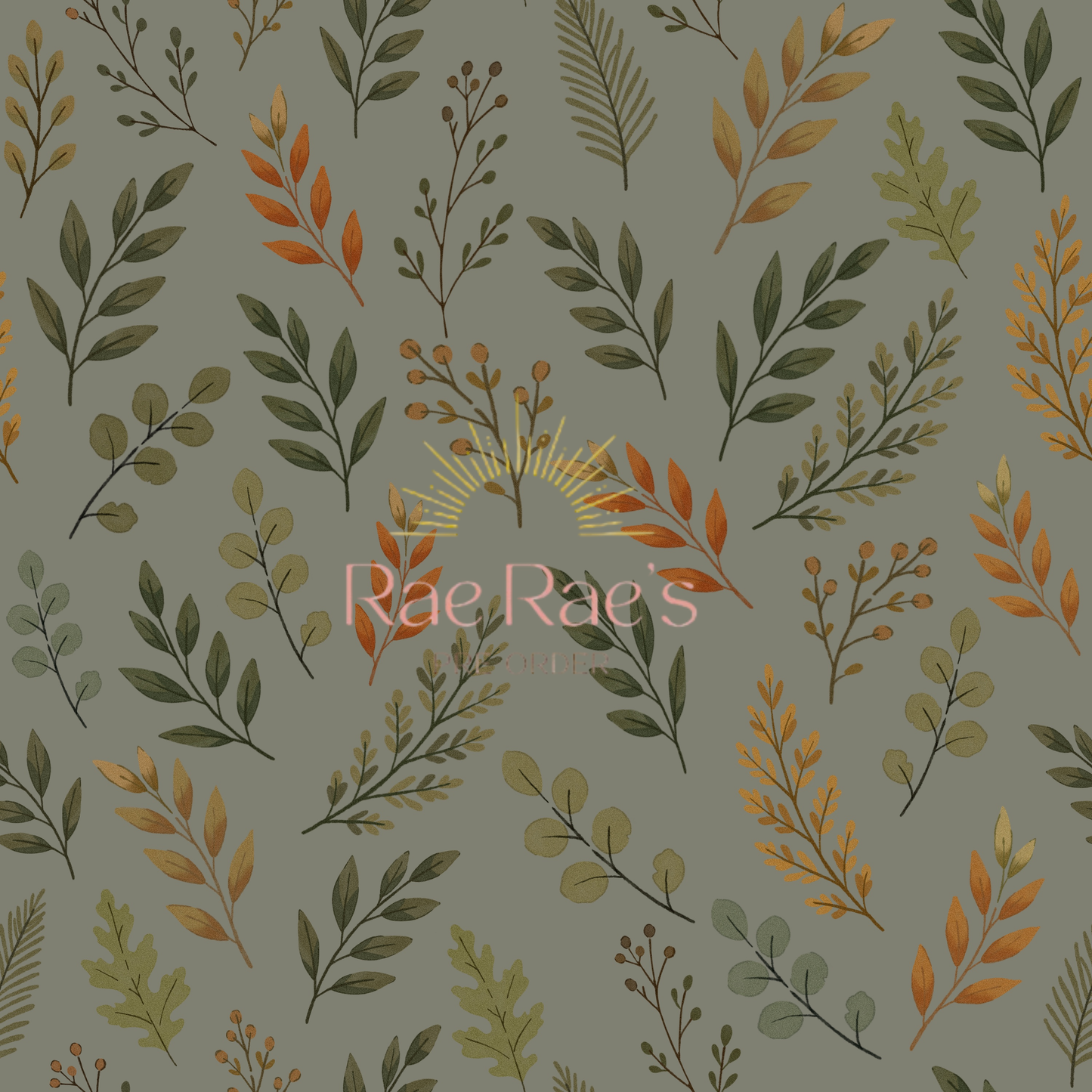Autumn leaf - Green