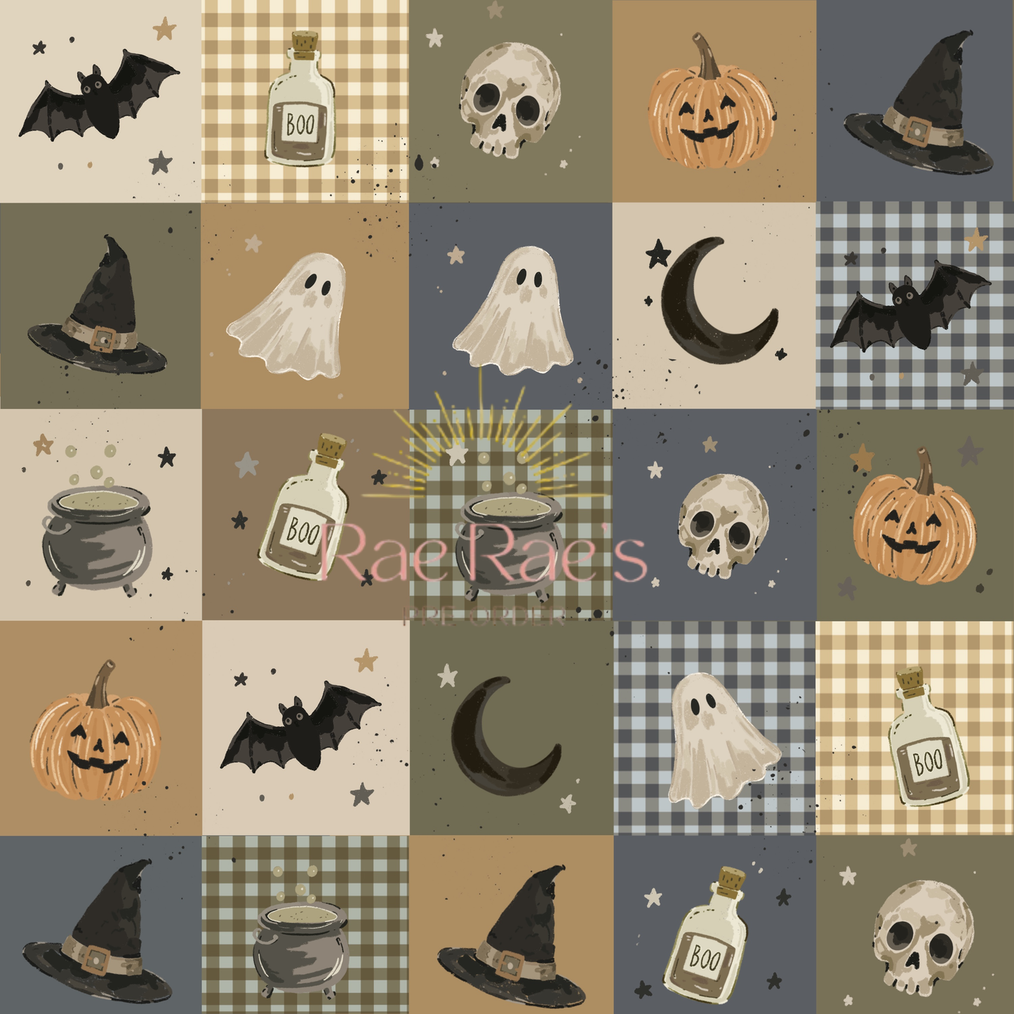 Pumpkin potion patch - Skulls