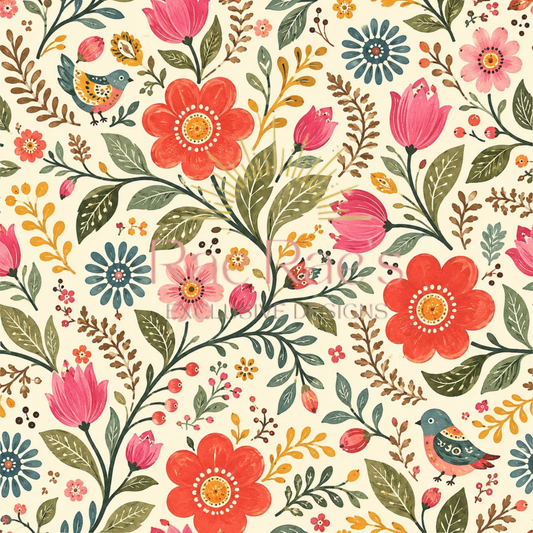 Wildflower Birds