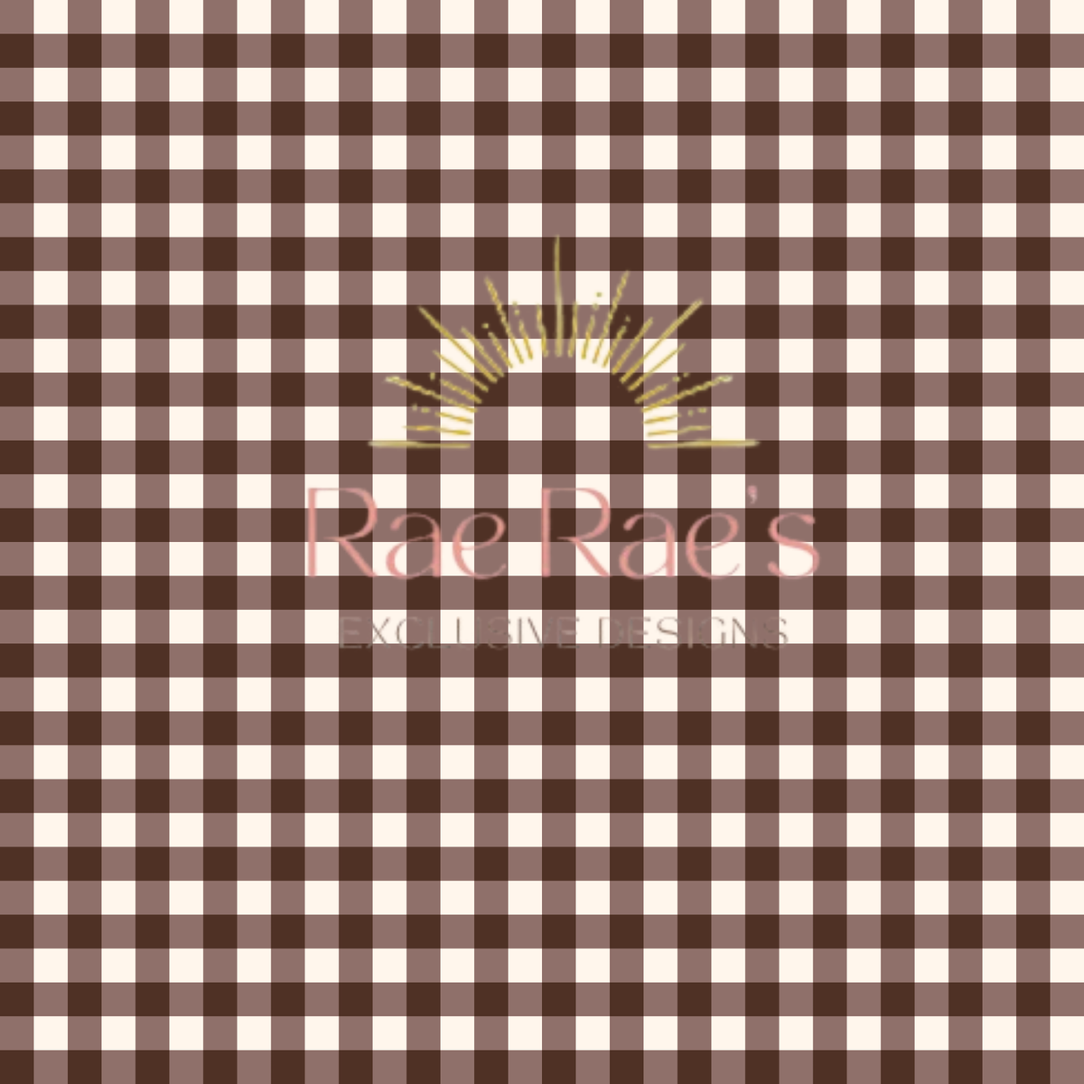Gingham Hazelnut