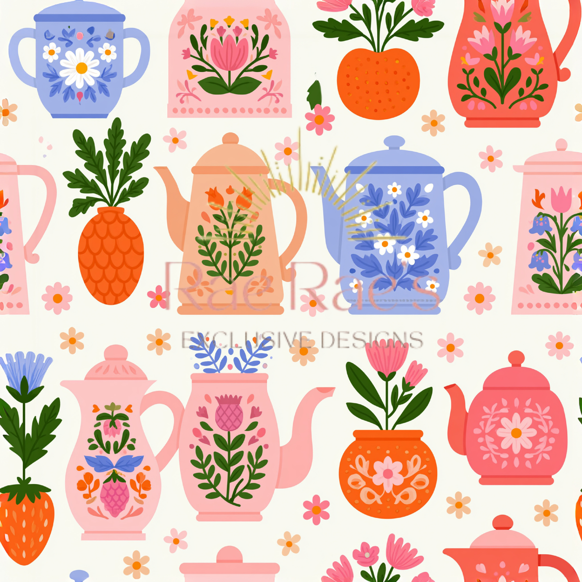 Capsule Floral Tea Party