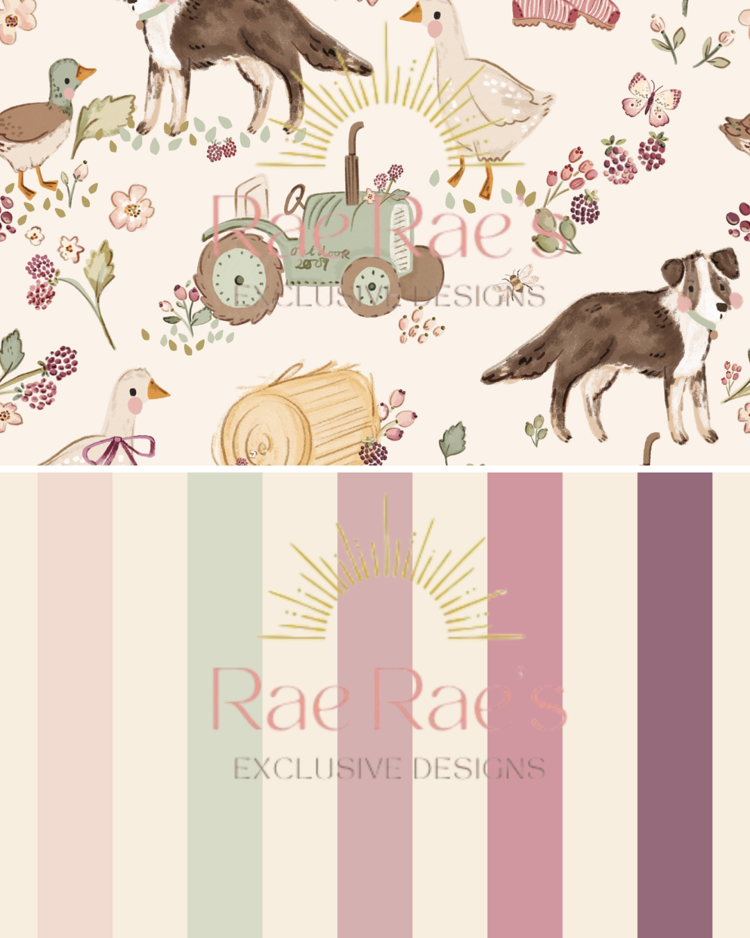 Mini Capsule Bramble Farm Stripe