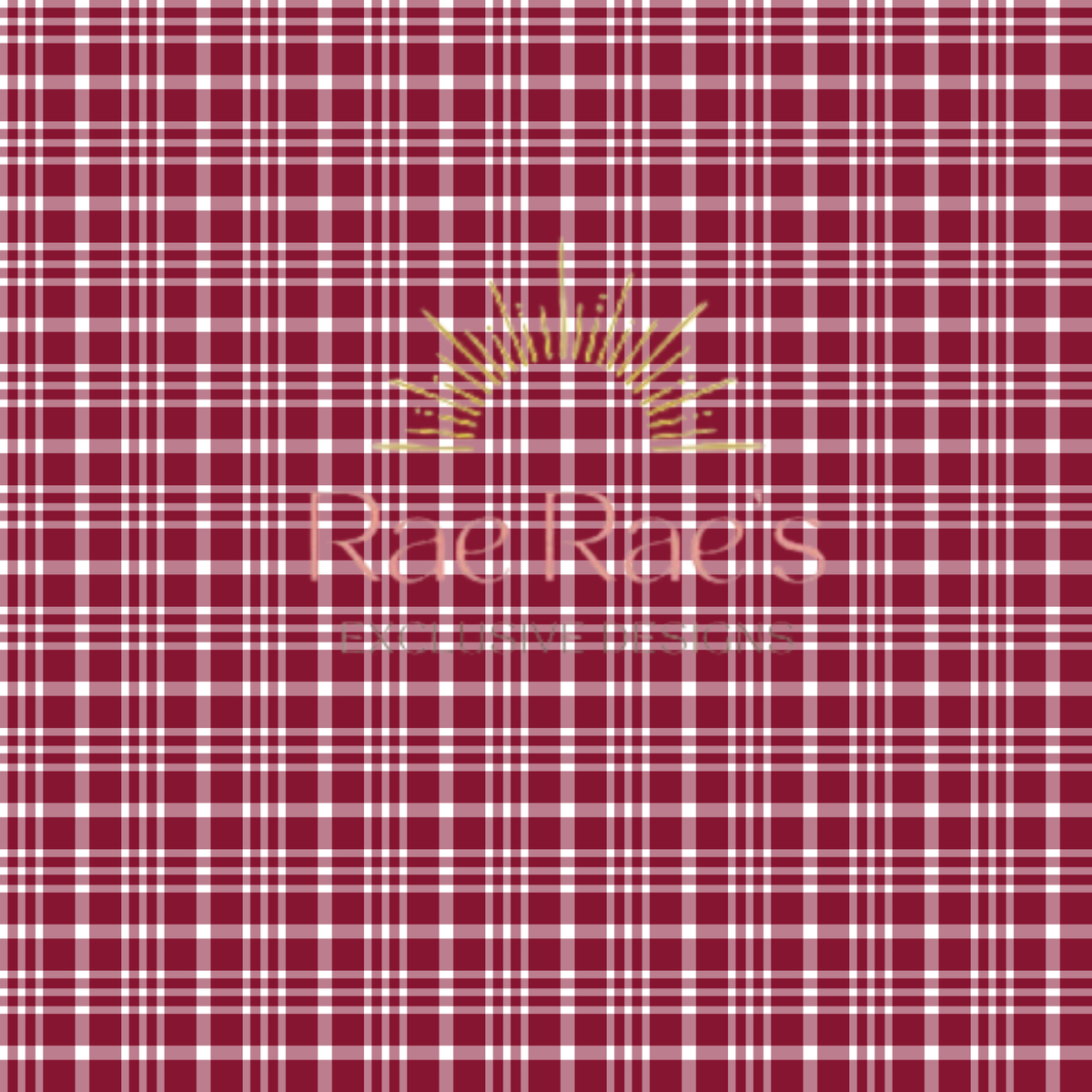 Plaid Burgundy 8