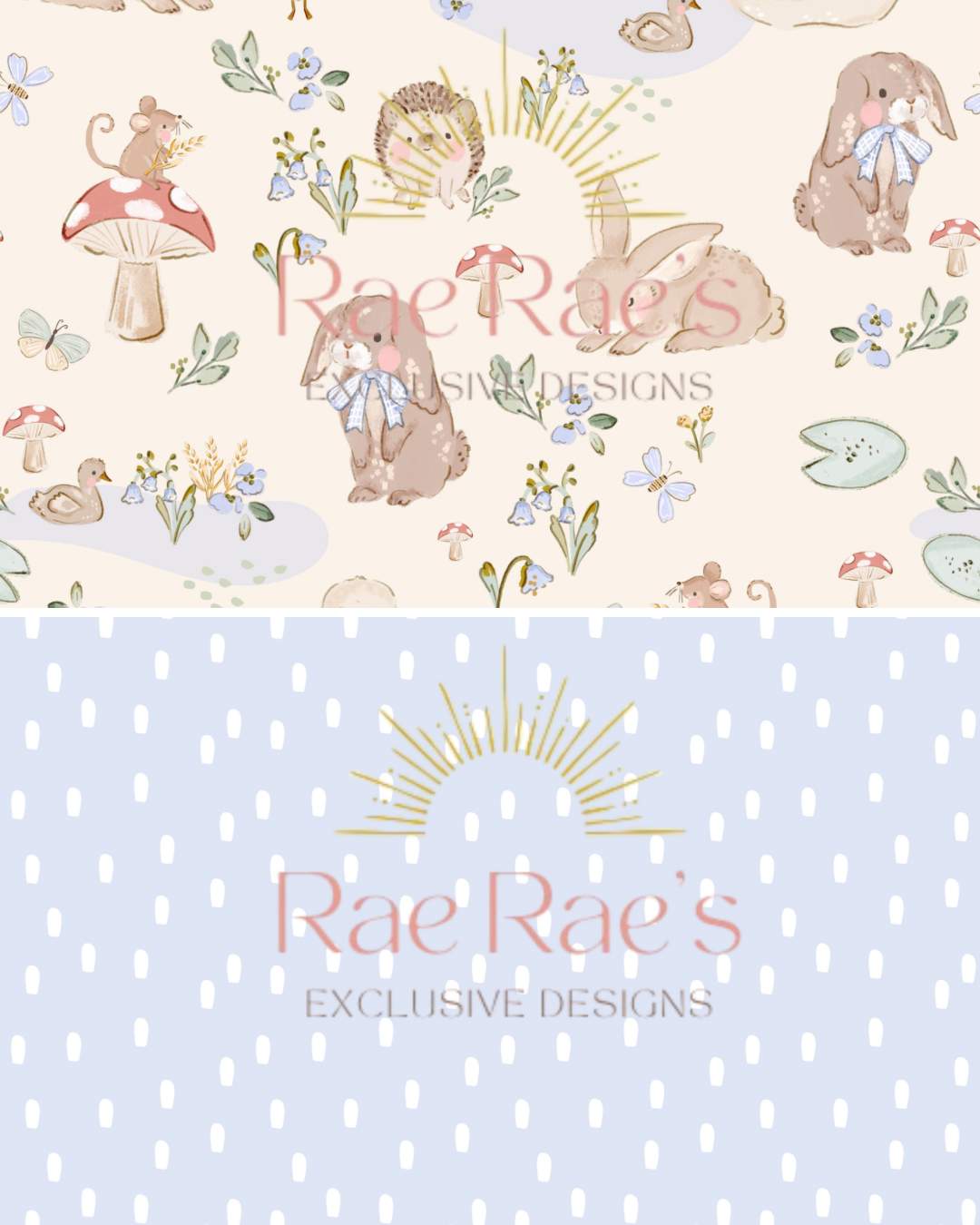 Mini Capsule Bluebell Animals Rain