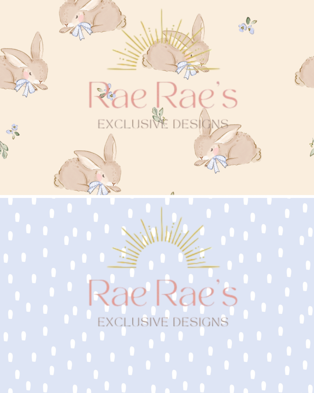 Mini Capsule Bluebell Bunny Rain