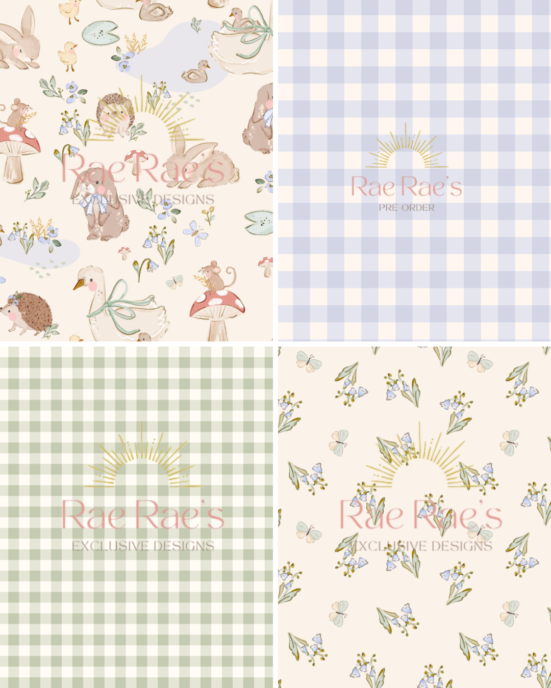 Capsule Bluebell Animal Gingham