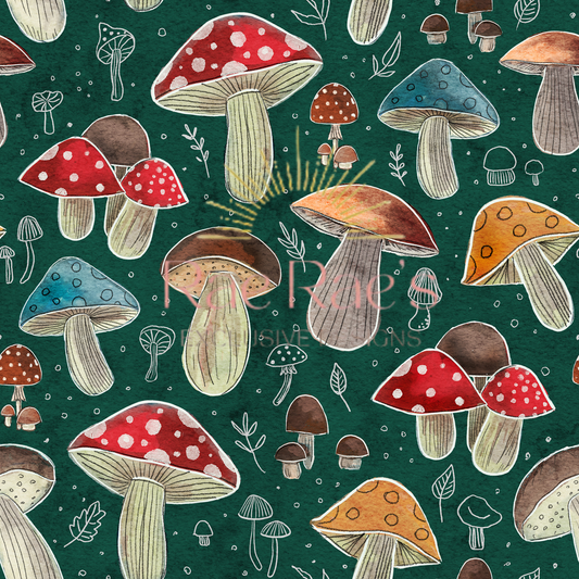 Retro Mushrooms