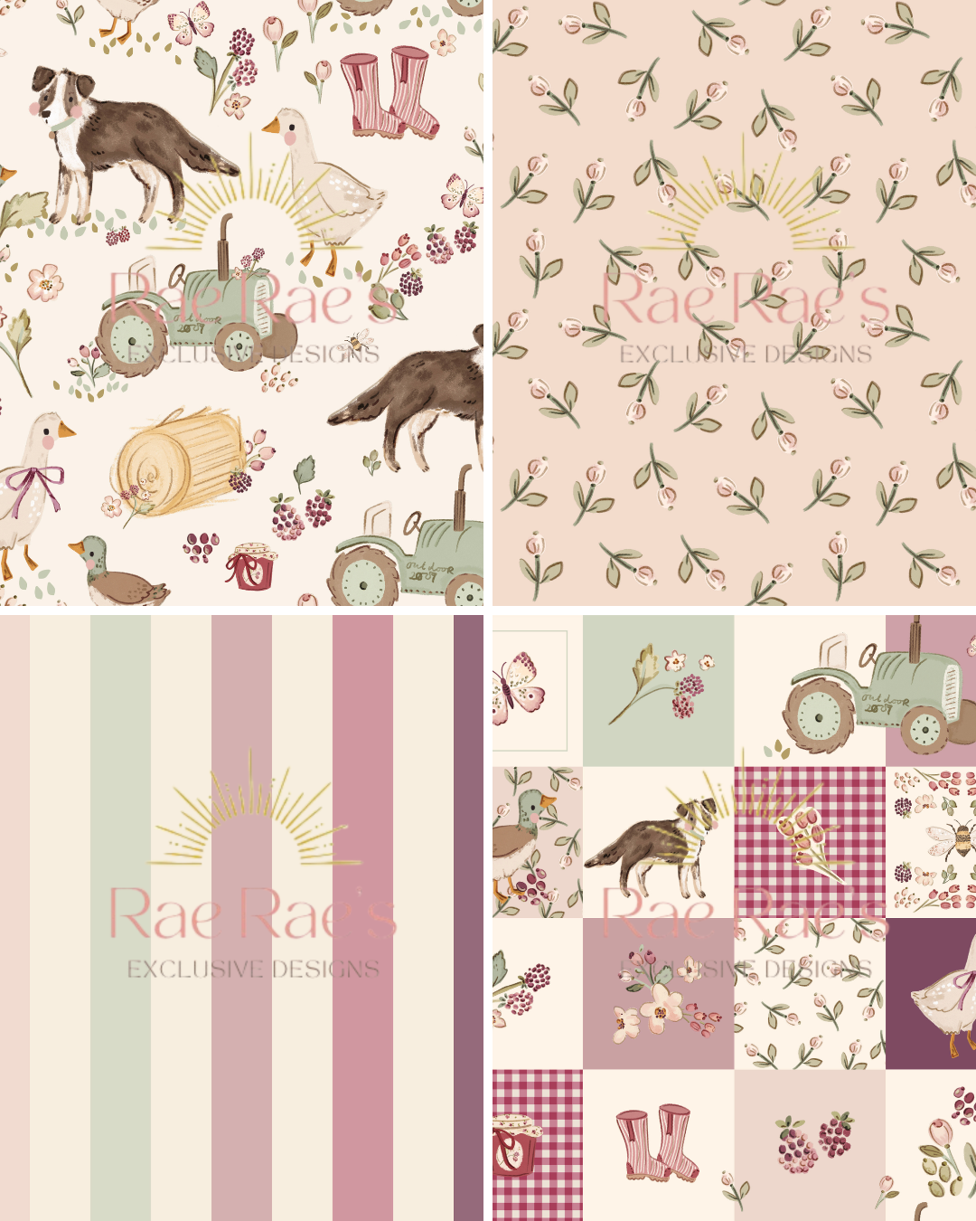 Capsule Bramble Farm Stripe Ditsy