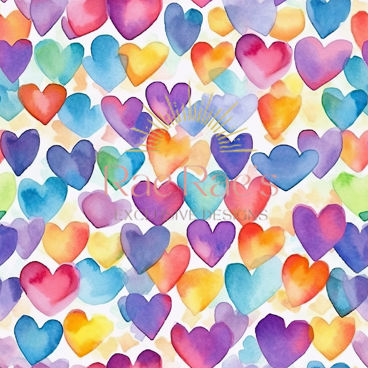 Rainbow Hearts