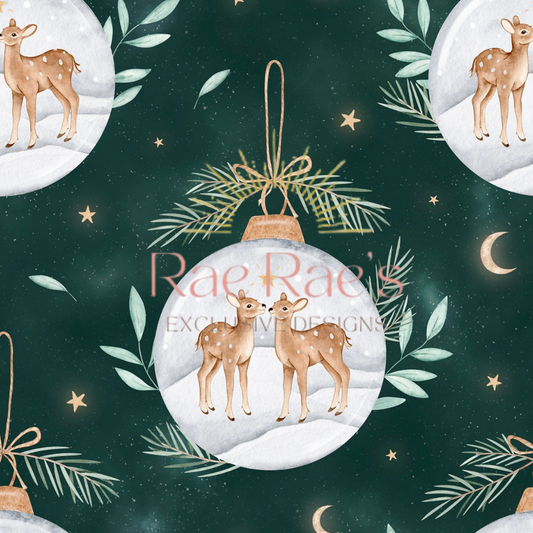 Deer bauble forest