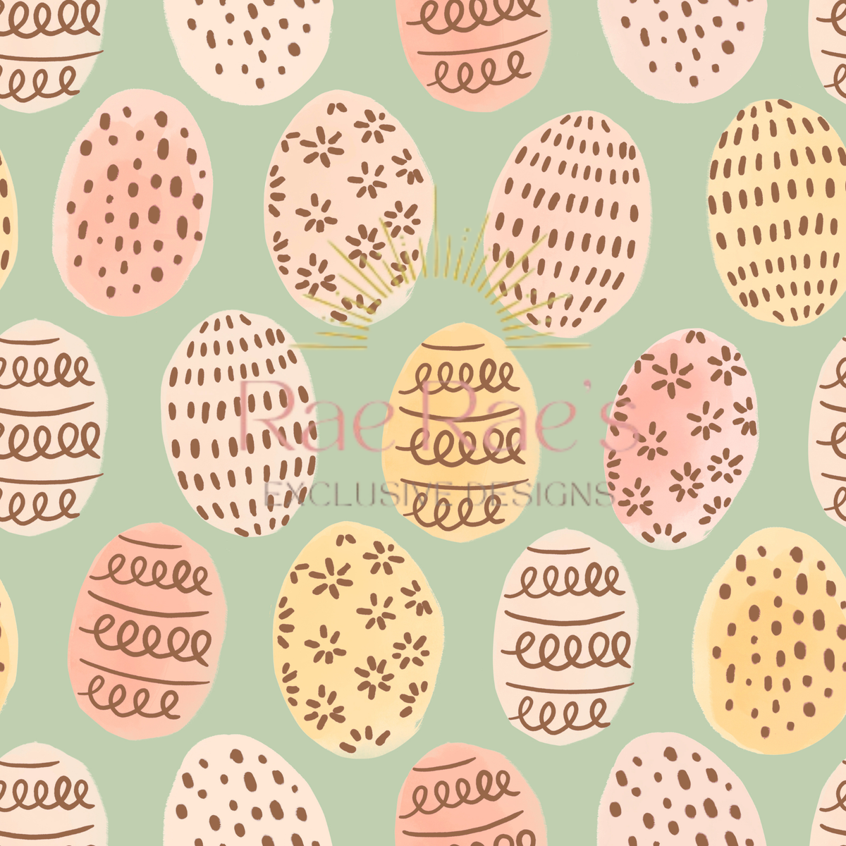 Easter Eggs Sage