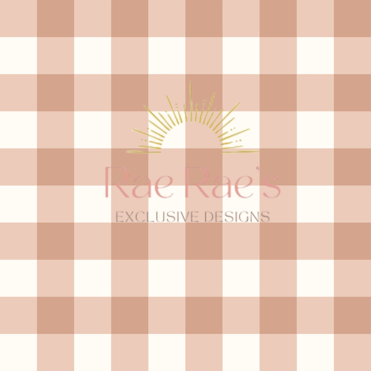Gingham Terracotta