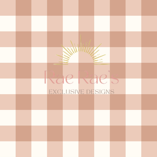 Gingham Terracotta