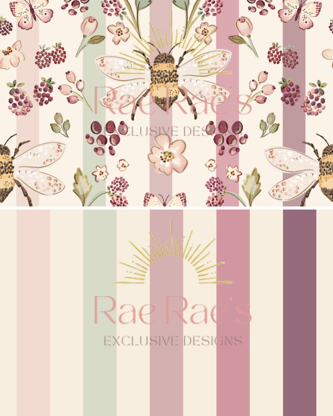 Mini Capsule Bramble Bee Stripe