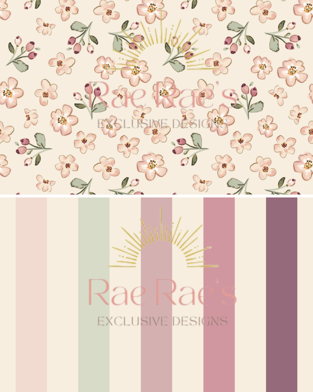 Mini Capsule Bramble Floral Stripe