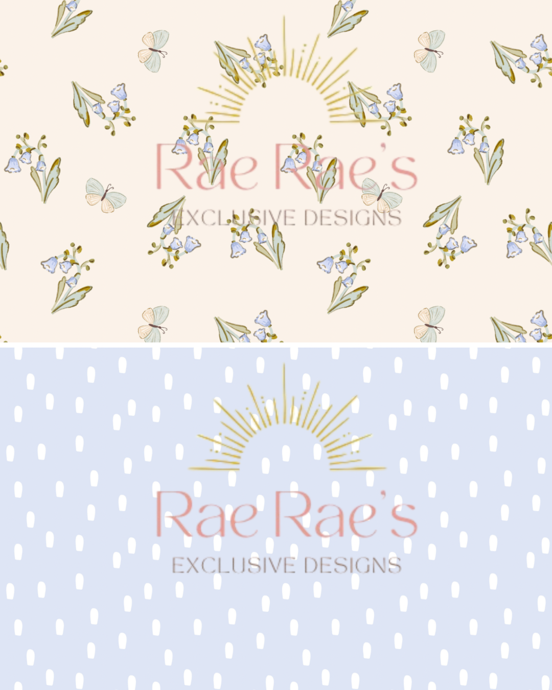 Mini Capsule Bluebell Floral Rain