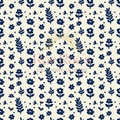 Navy Flower Ditsy