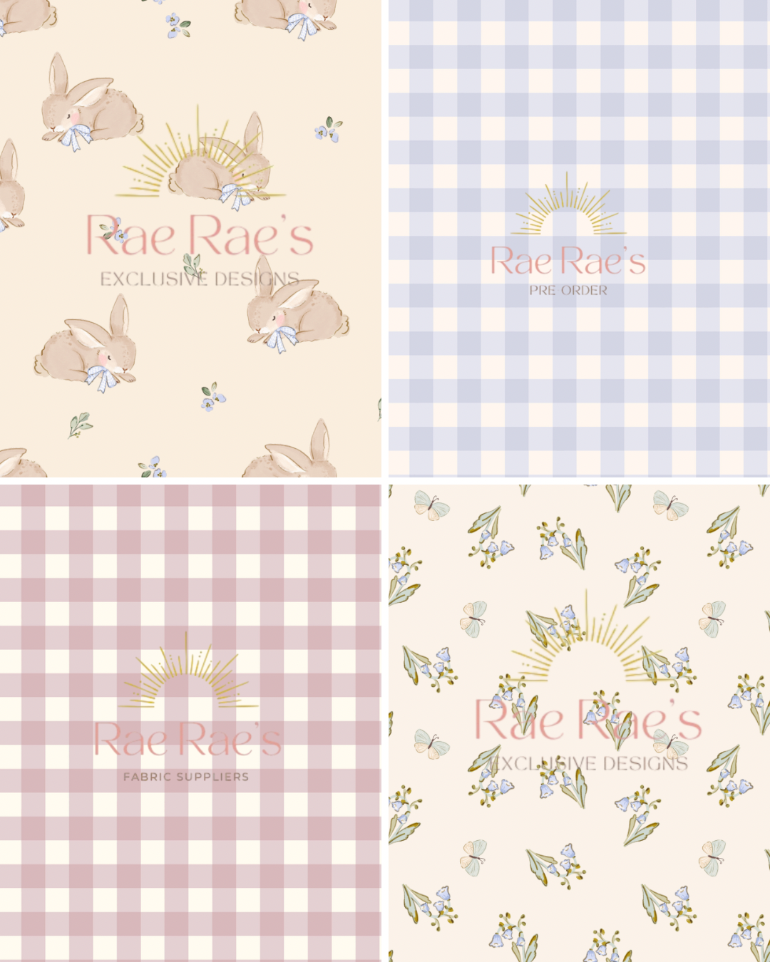 Capsule Bluebell Bunny Gingham