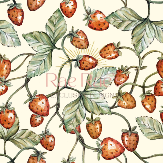 Strawberries cream