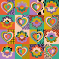 Heart patchwork