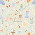 Spring Stickers Fern