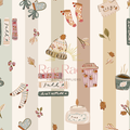 Autumn Latte Stripe