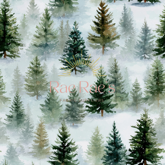 Misty snowy Christmas