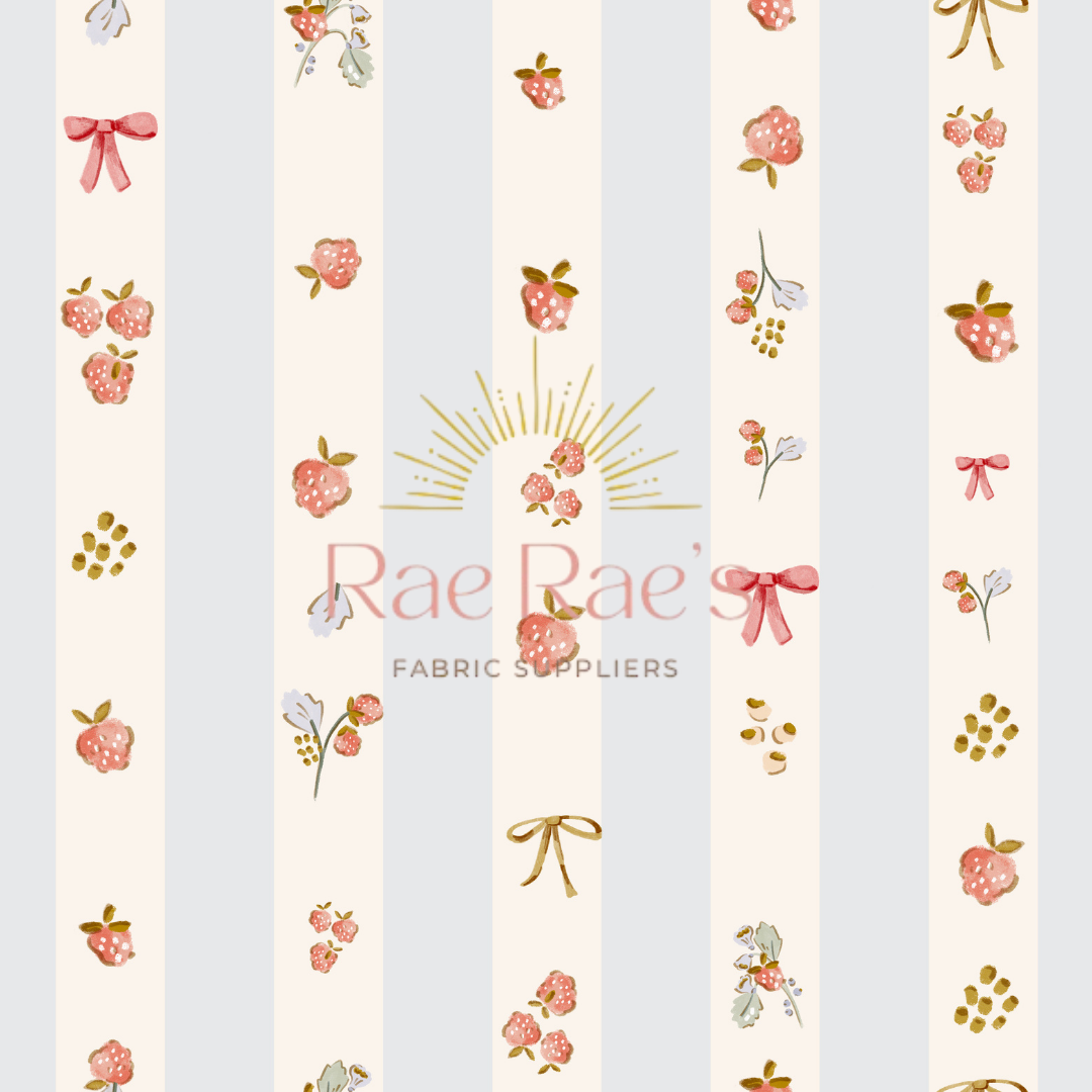 Strawberry Stripe Blue