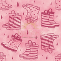 Pink wellies