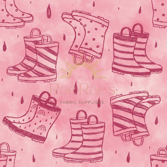 Pink wellies