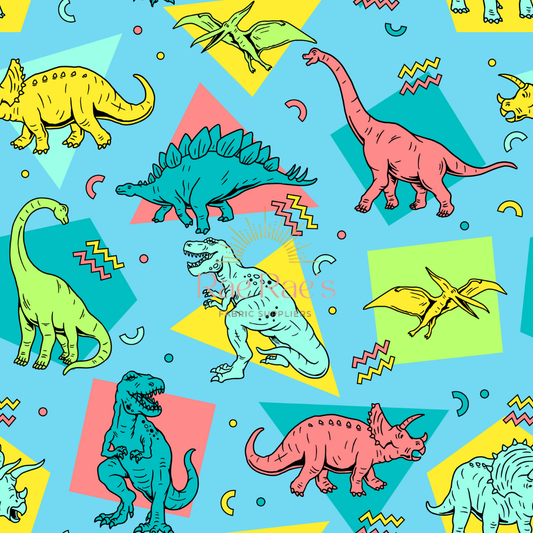 Dinos in blue